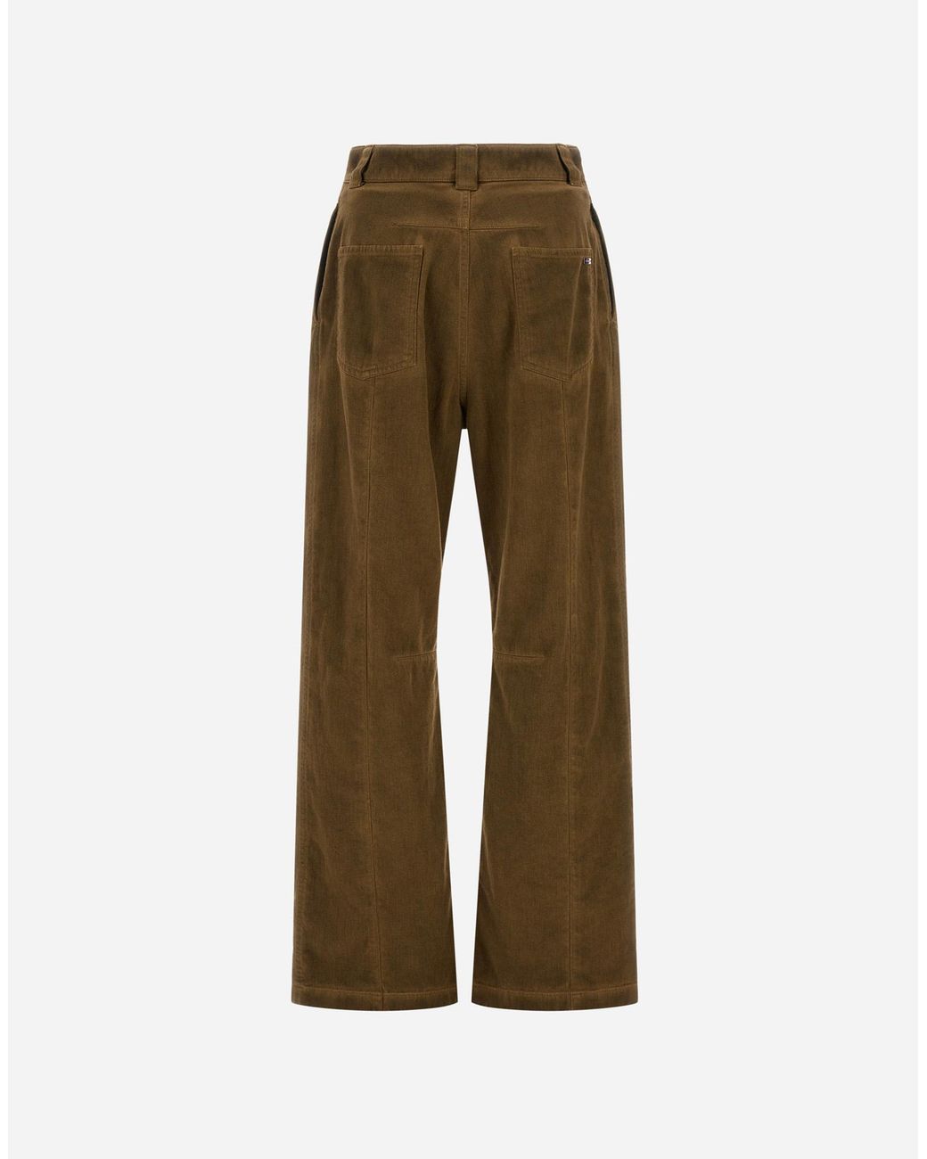 Herno Natural Denim-Effect Gabardine Trousers