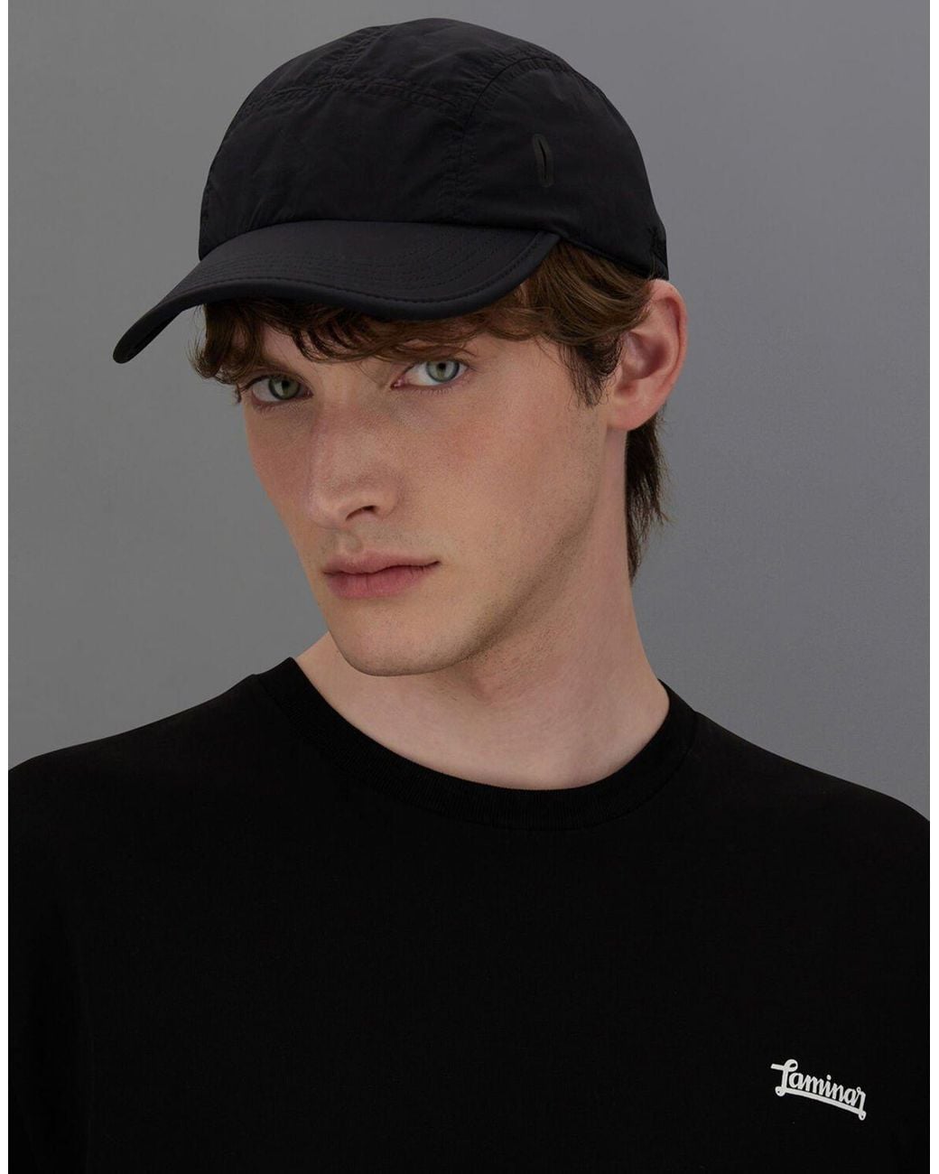 Herno Black Laminar Hat