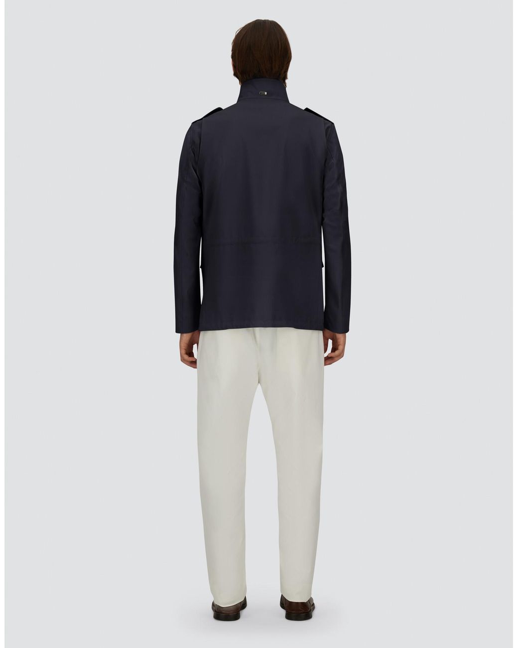 Herno Blue Field Jacket for men