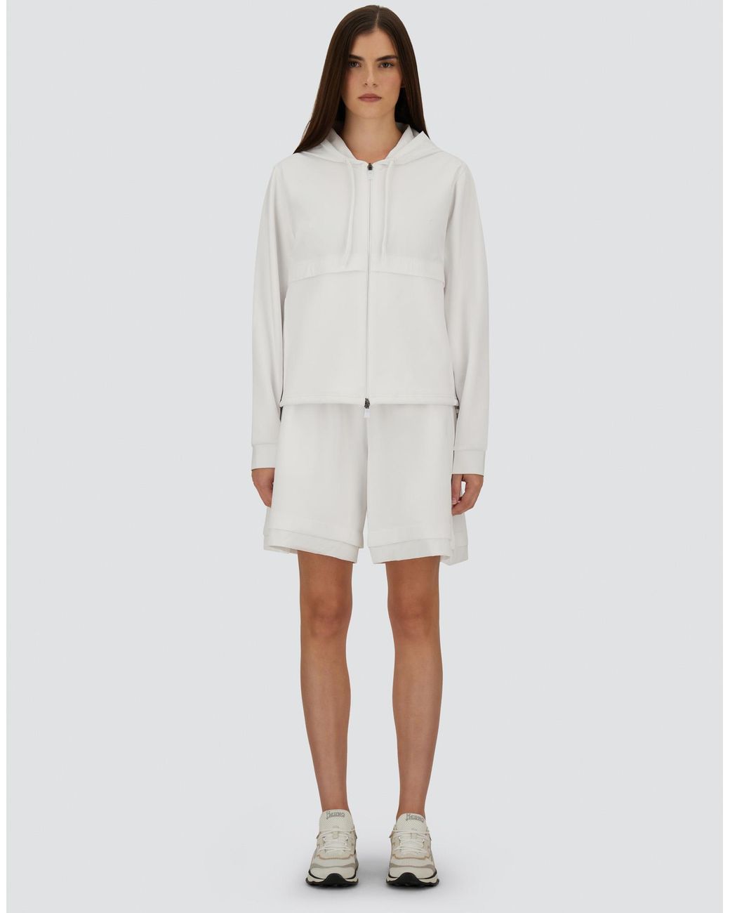 Herno White Sweatshirt