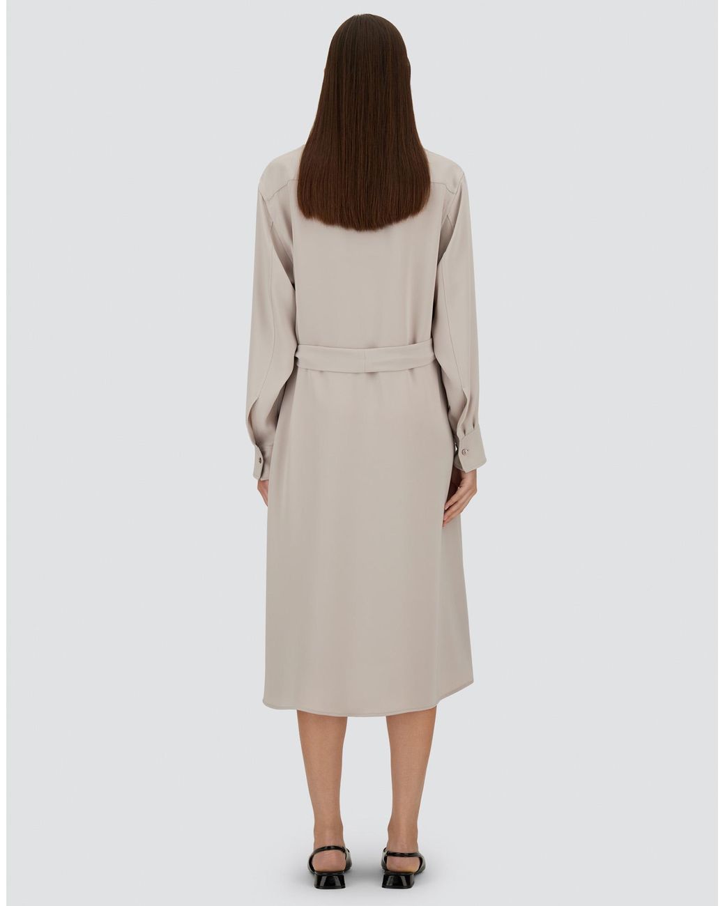 Herno Pink Kleid Aus Lucent Cady