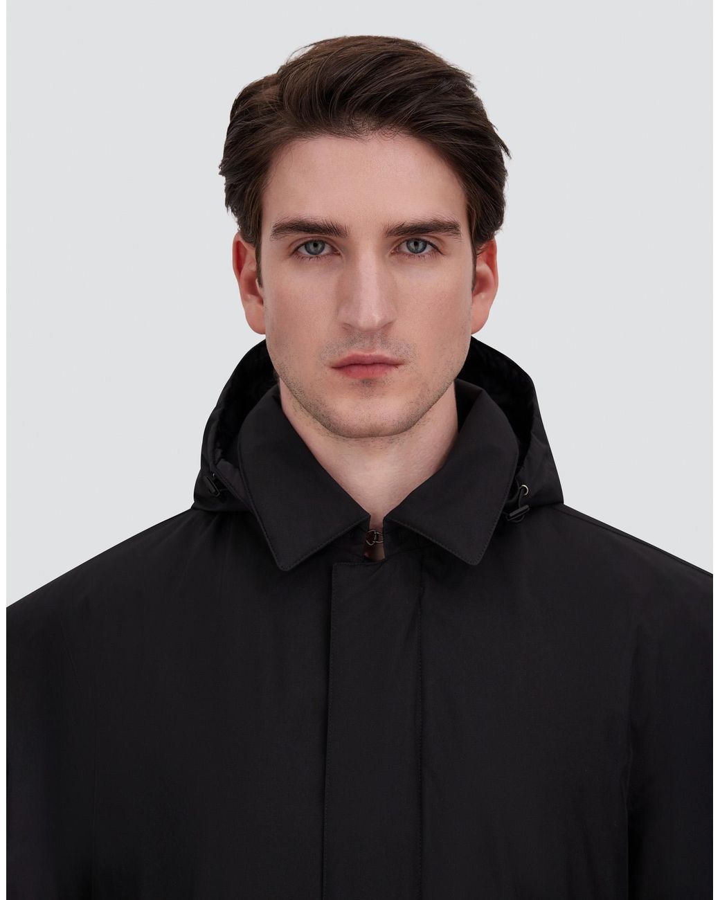 Herno Blue Long Parka for men