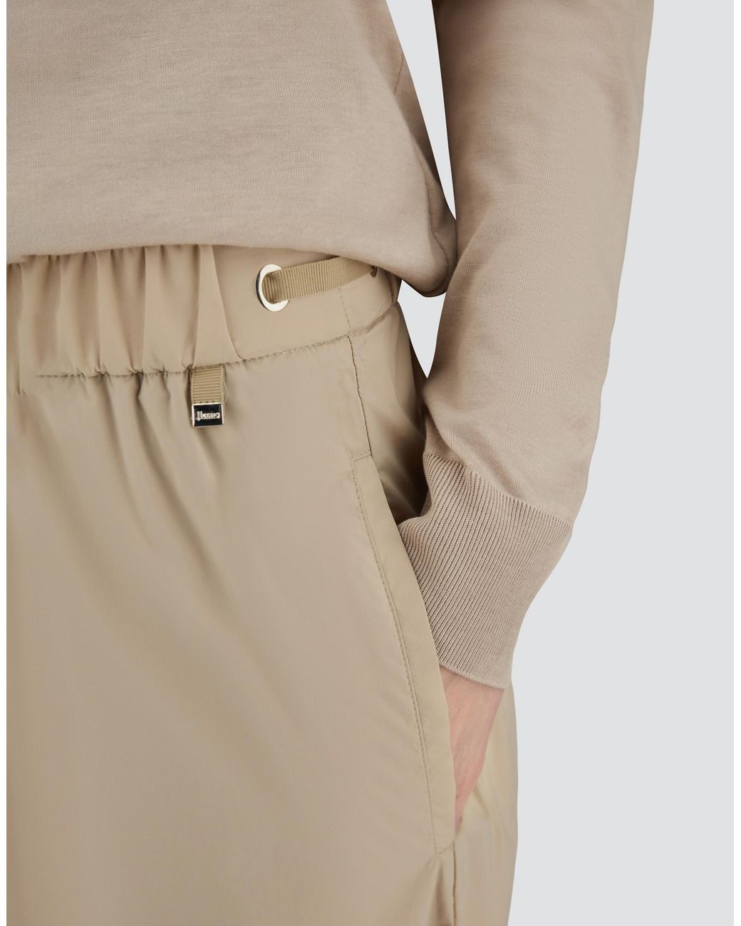 Herno White Resort Trousers
