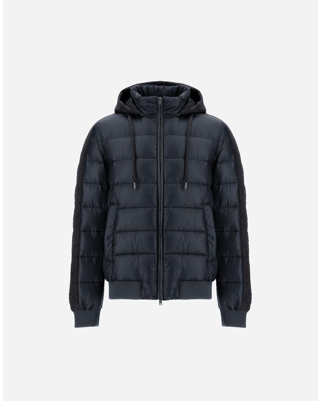 Herno Blue Resort Bomber Jacket for men