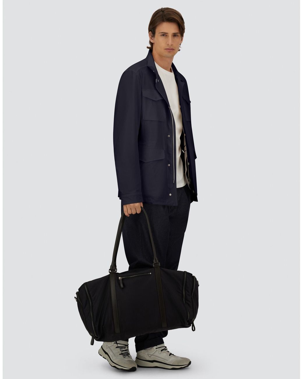 Herno Blue Field Jacket for men