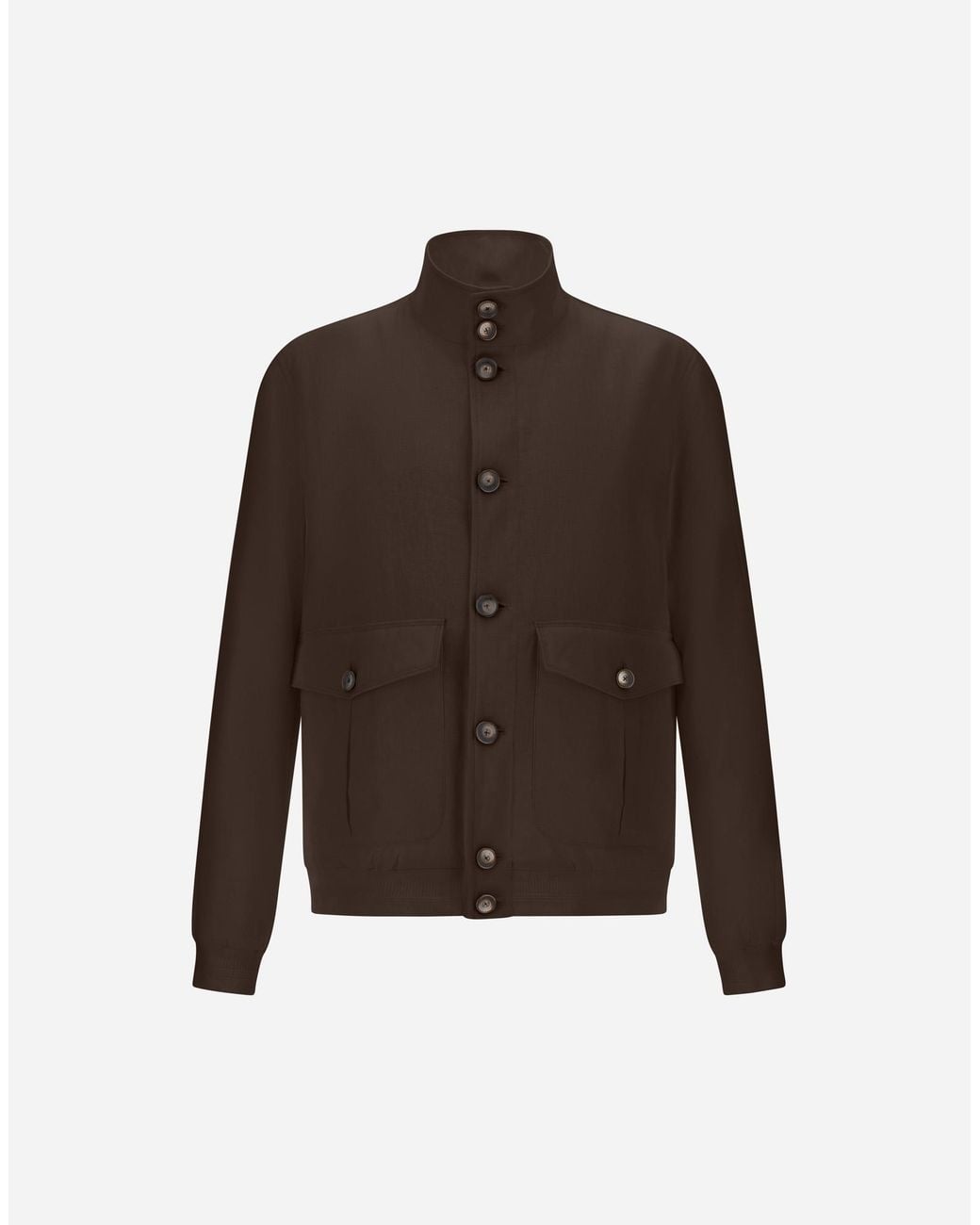 Herno Brown Bomber Jacket for men
