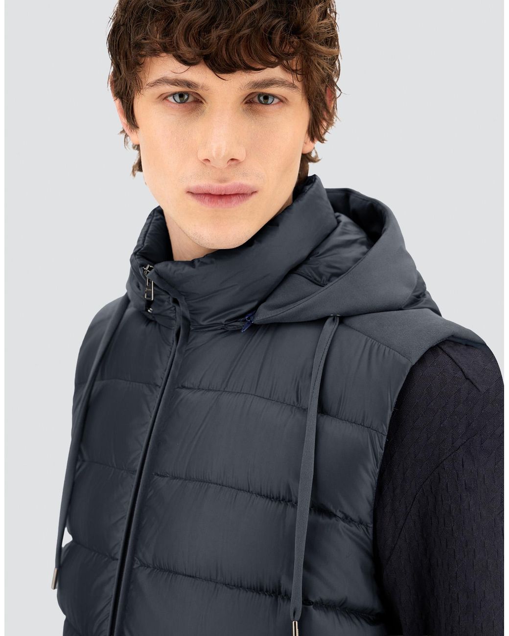 Herno Blue Resort Vest for men
