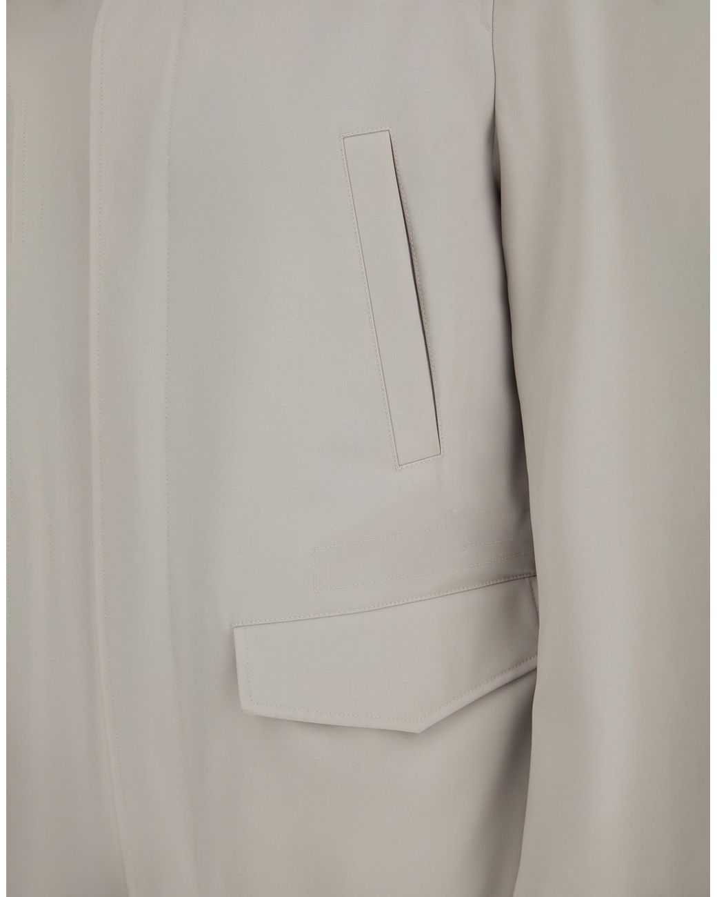 Herno Gray Field Jacket for men