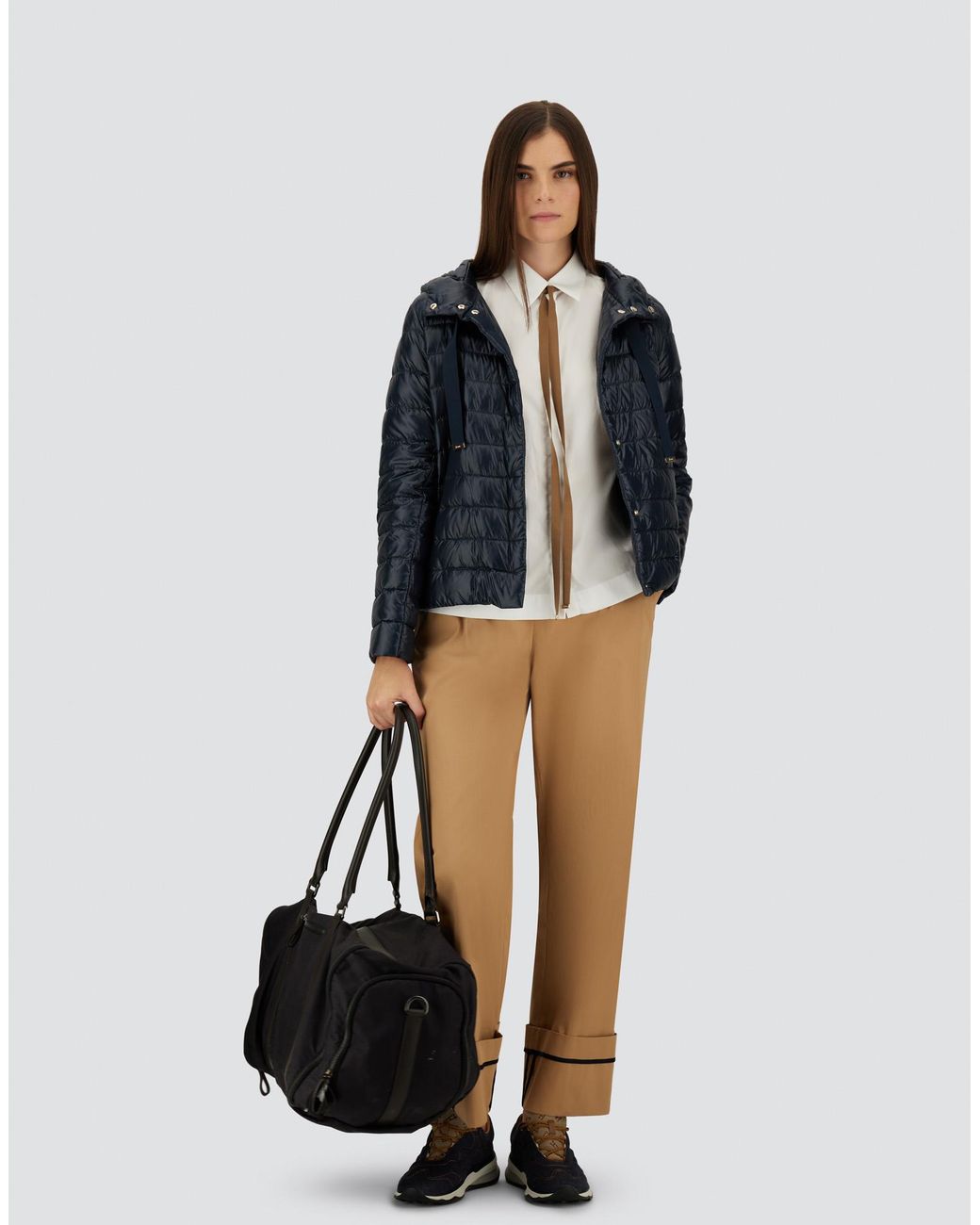 Herno White Trousers