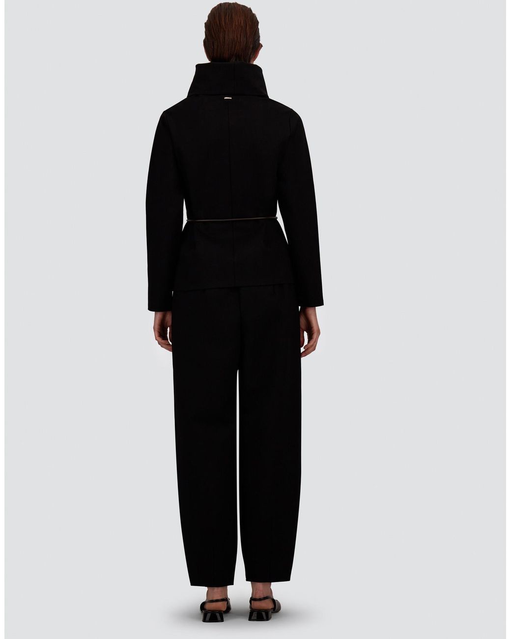 Herno Black Full Milano Jersey Sweatshirt