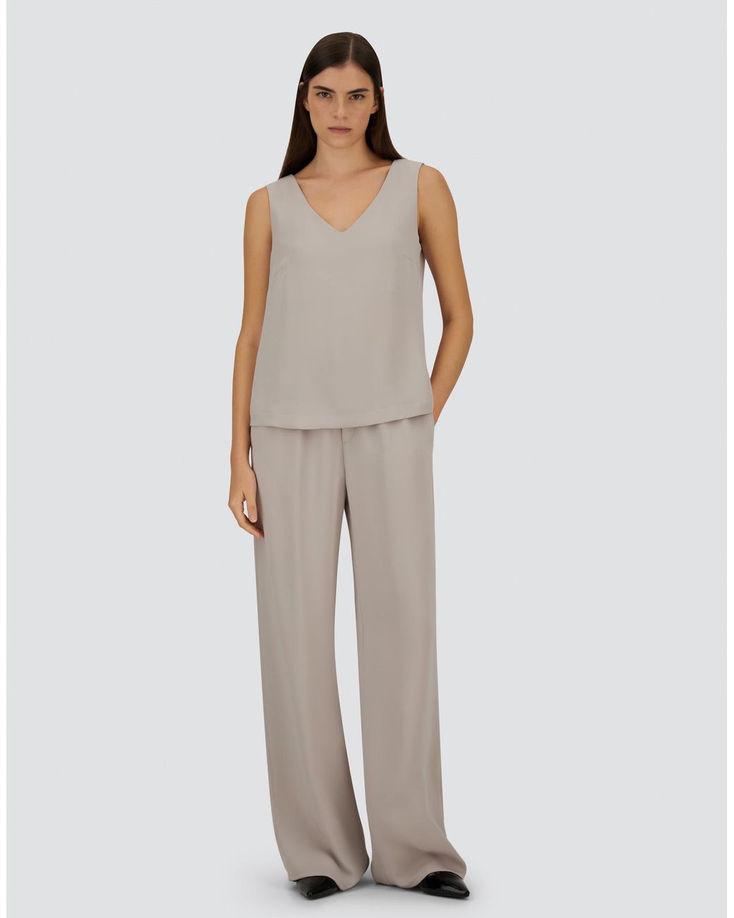 Herno Multicolor V-Neck Top