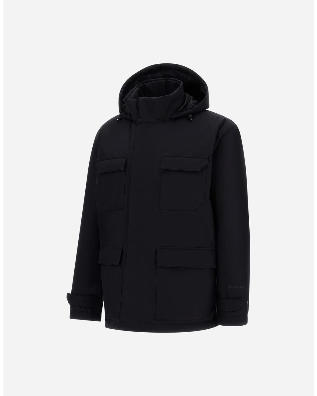 Herno Blue 2-Layer Gore-Tex Jacket for men