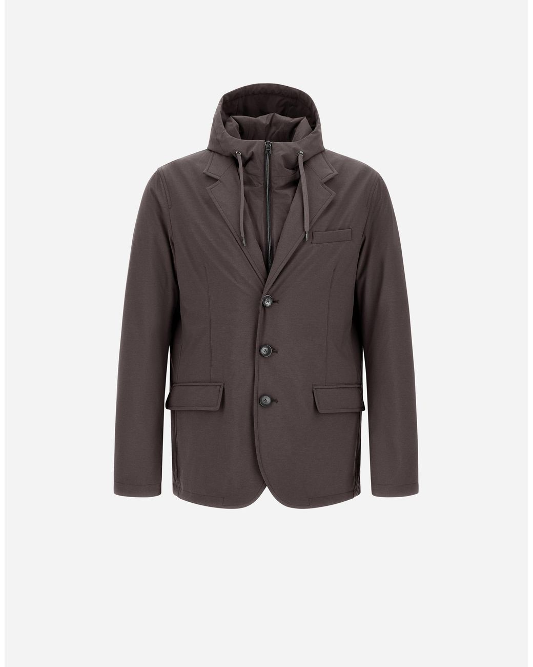 Herno Brown Resort Blazer for men