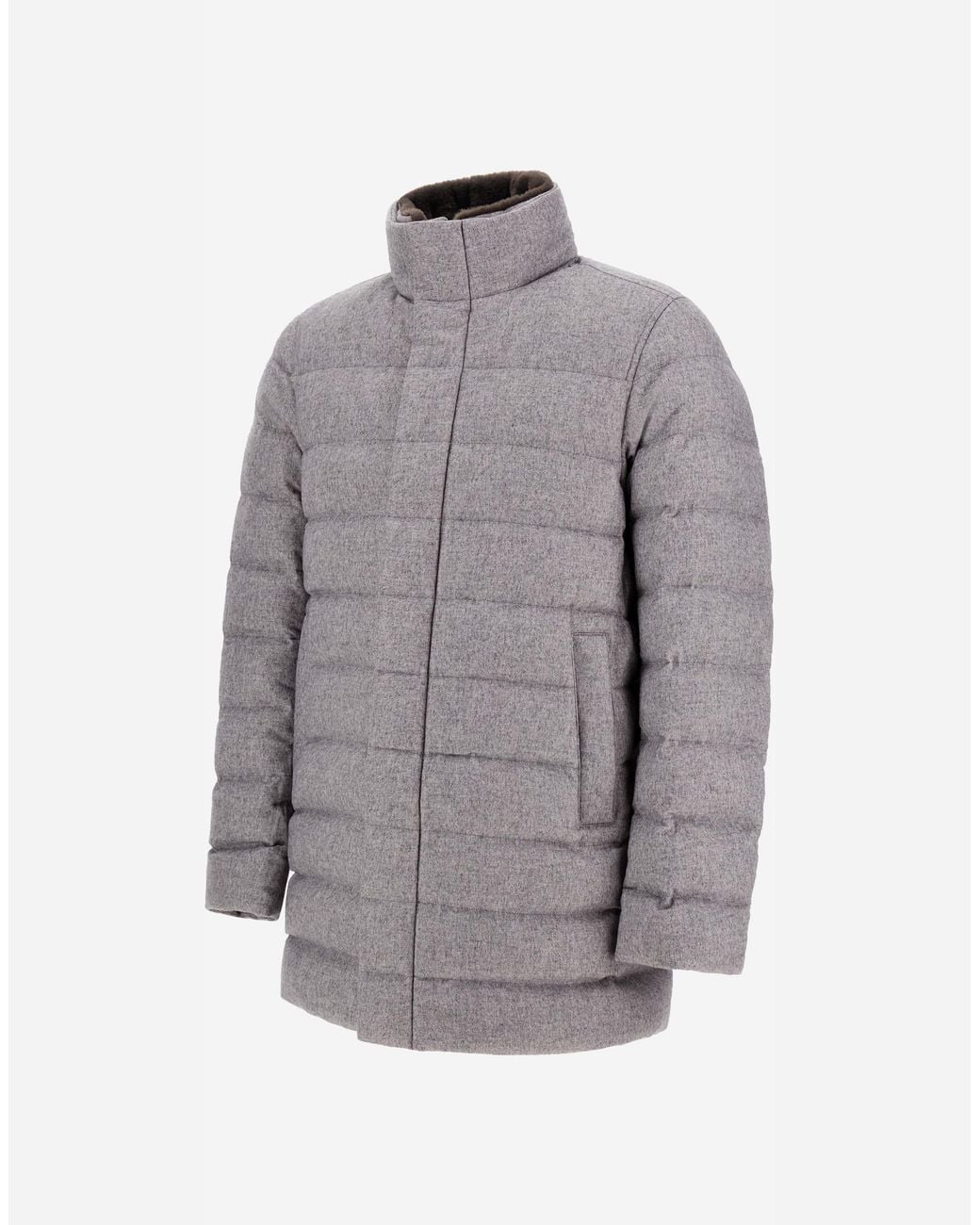 Herno Gray Carcoat for men