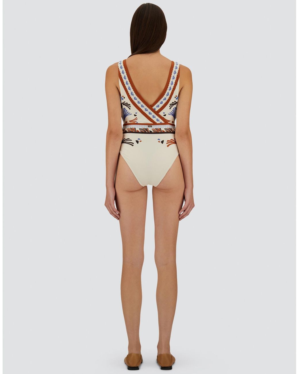 Herno White One-Piece Swimsuit