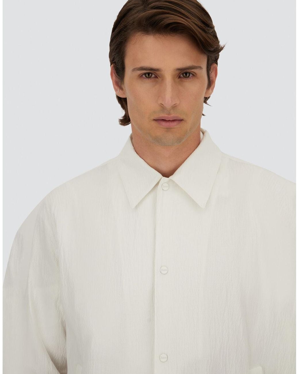 Herno White Shacket for men