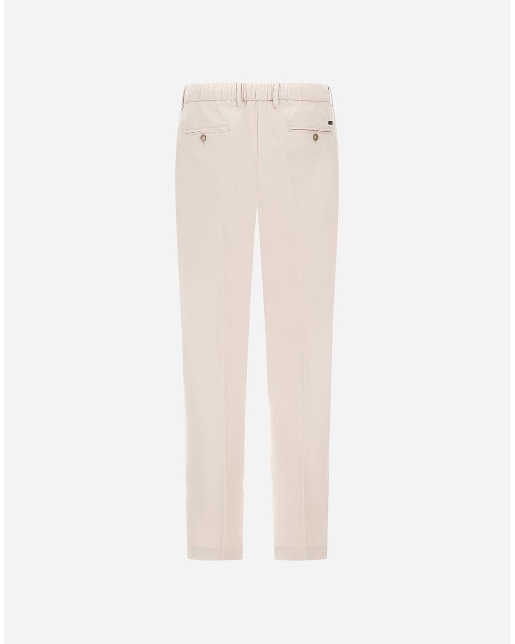 Herno White Resort Trousers for men