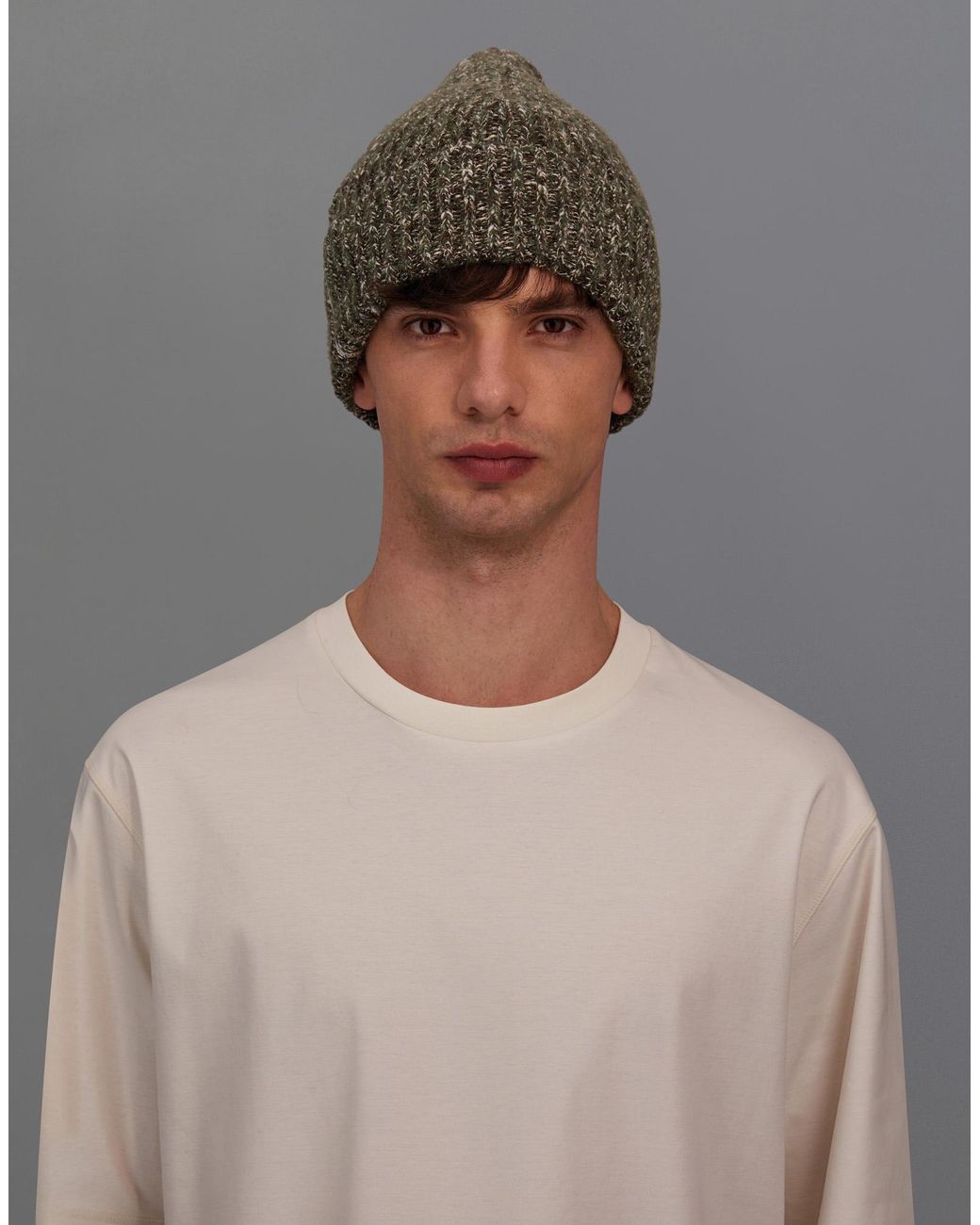 Herno Gray Laminar Beanie