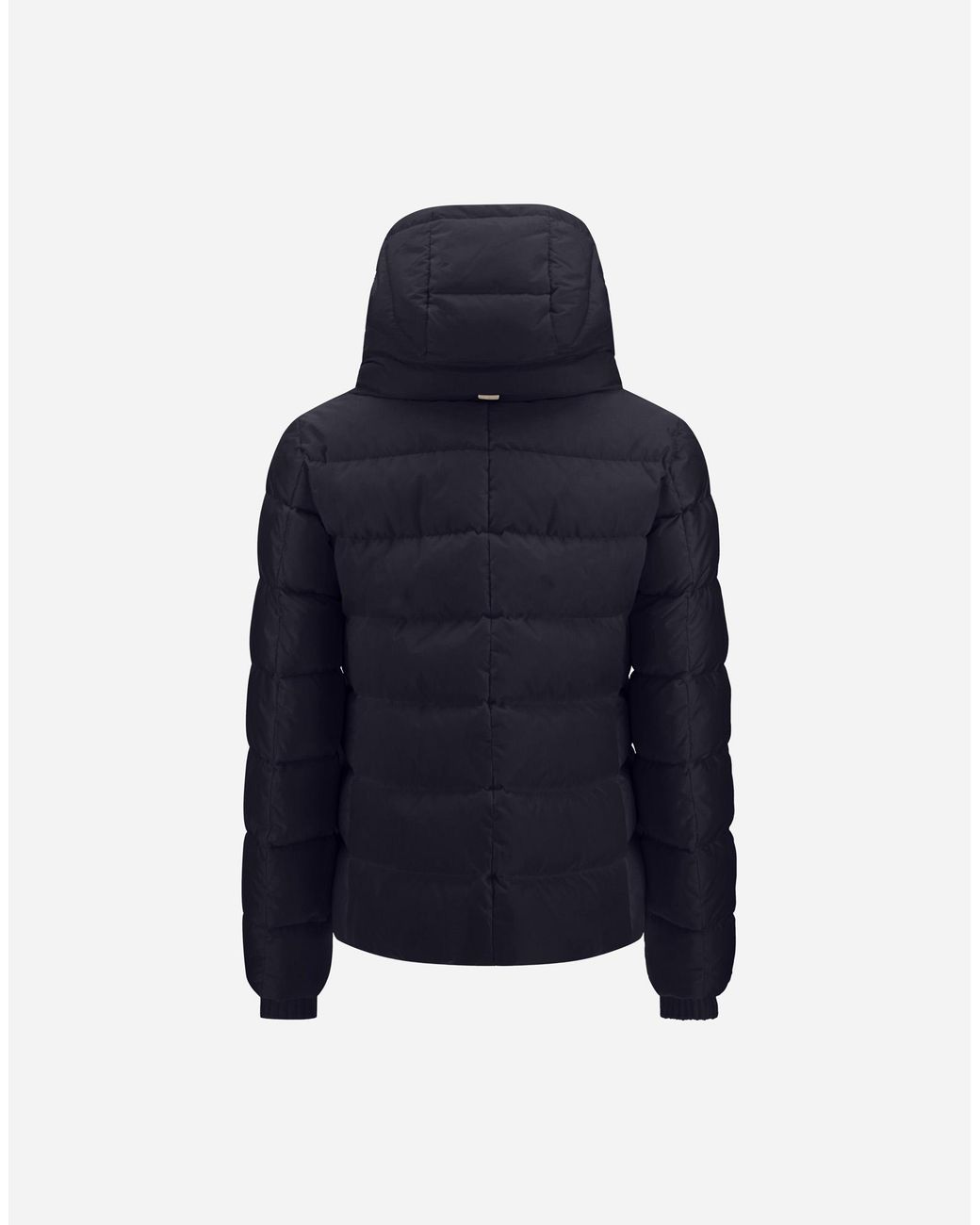 Herno Blue High-Neck Jacket