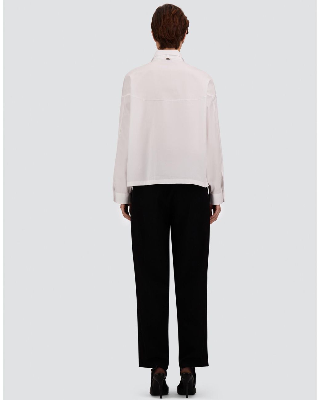 Herno White Cotton Poplin Shirt