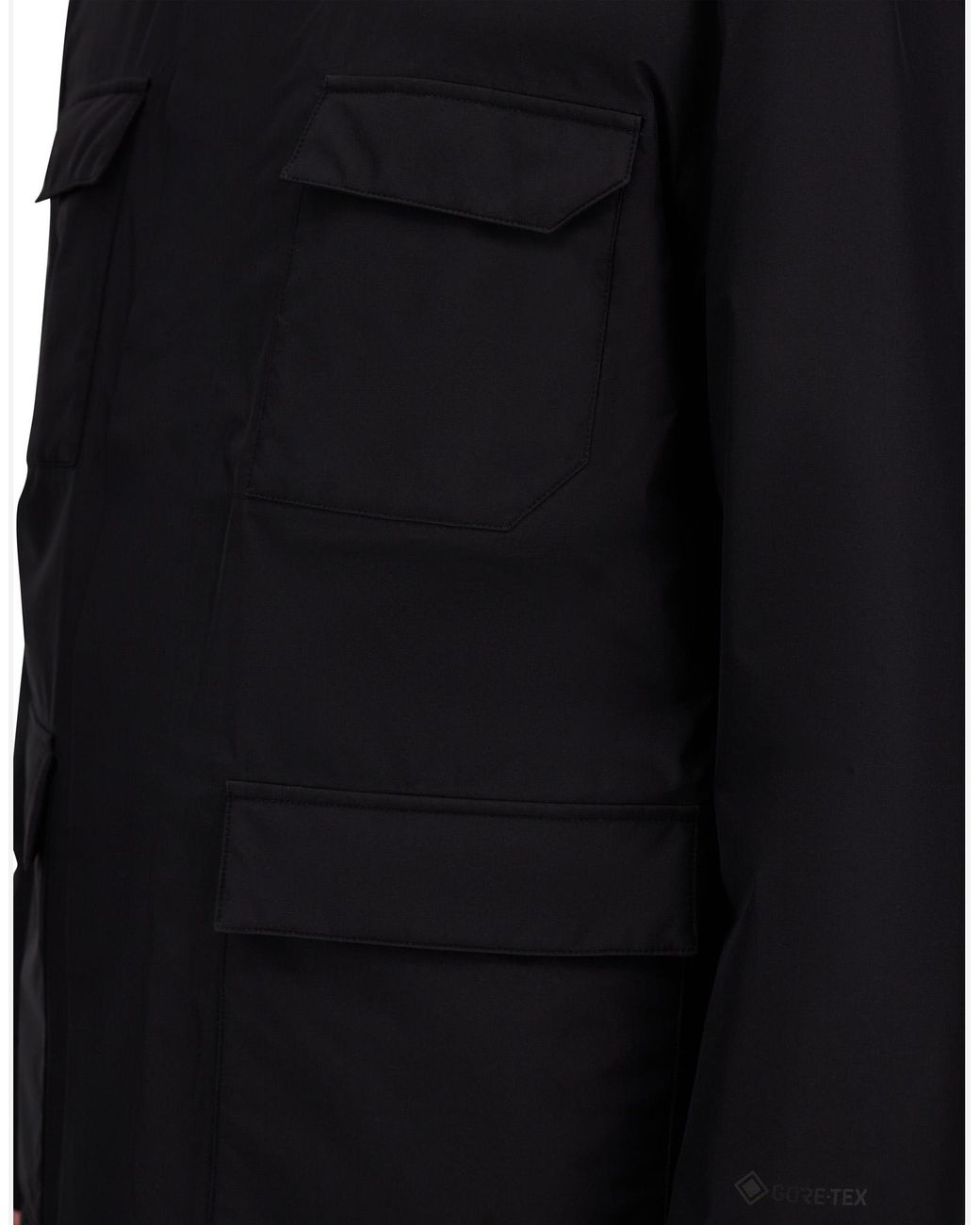 Herno Blue 2-Layer Gore-Tex Jacket for men