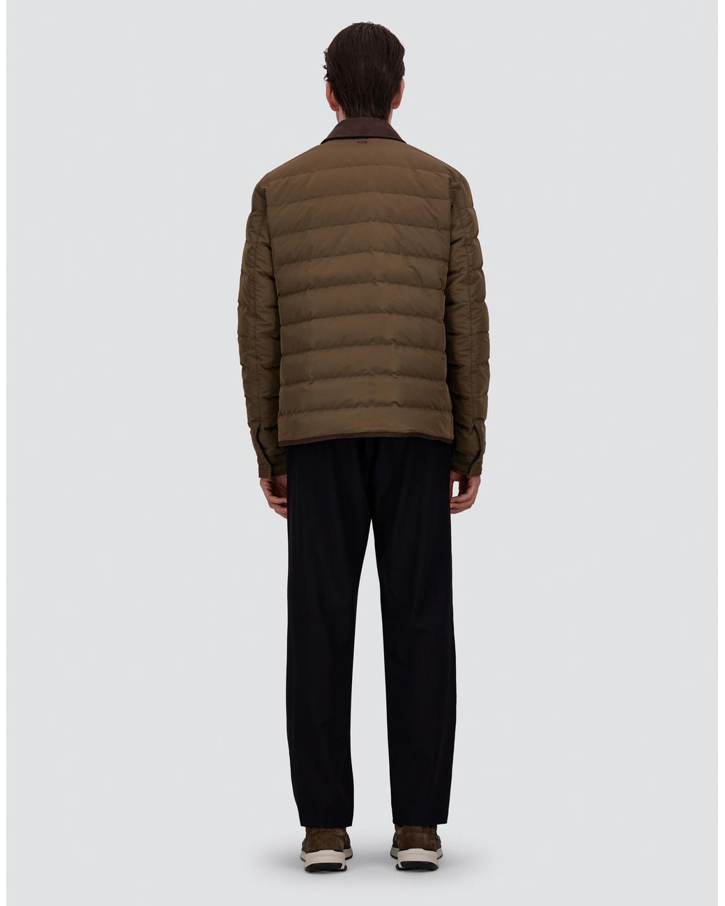 Herno Green Shacket for men