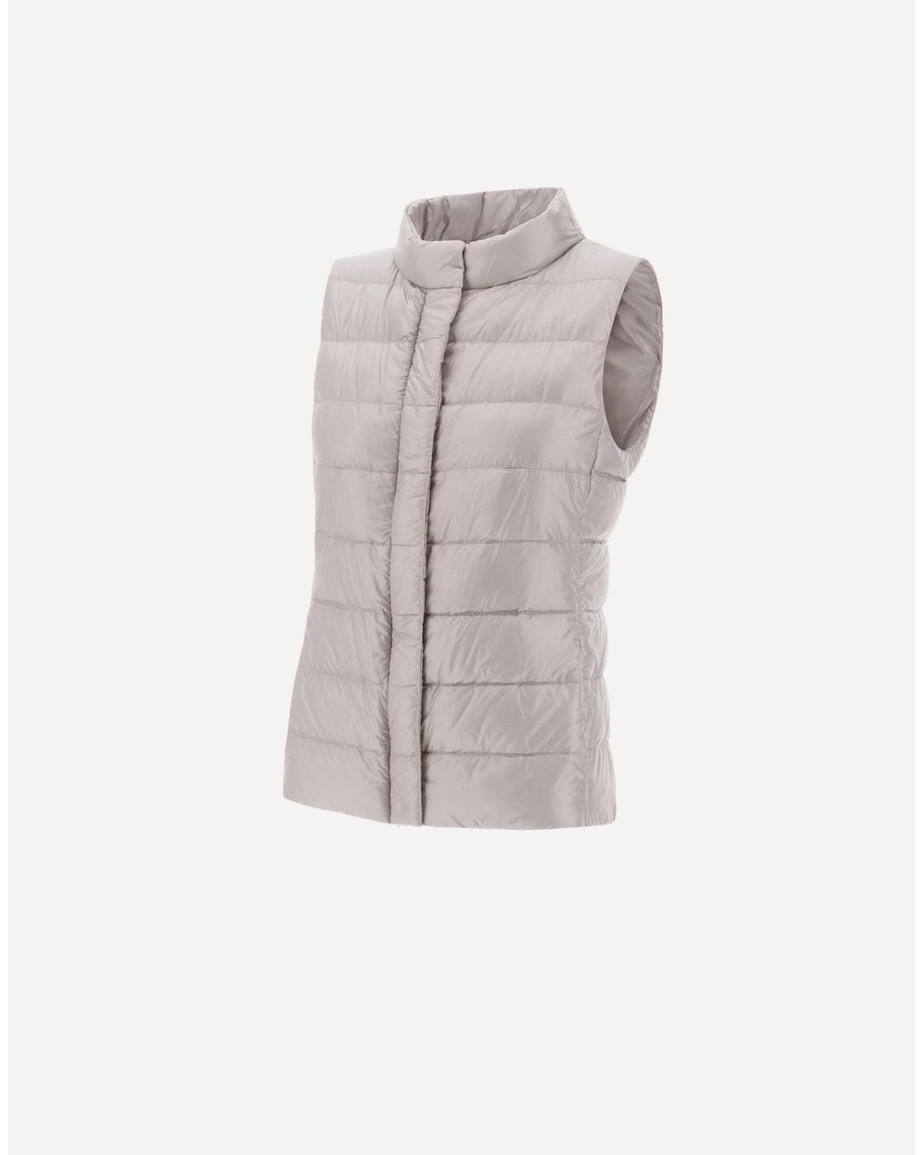 Herno Gray Piumino Gilet Iconico Giulia Hd