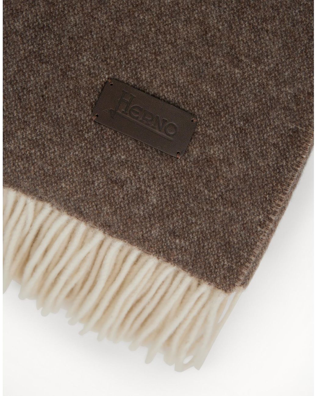 Herno Multicolor Habita Double-Sided Wool And Cashmere Blanket