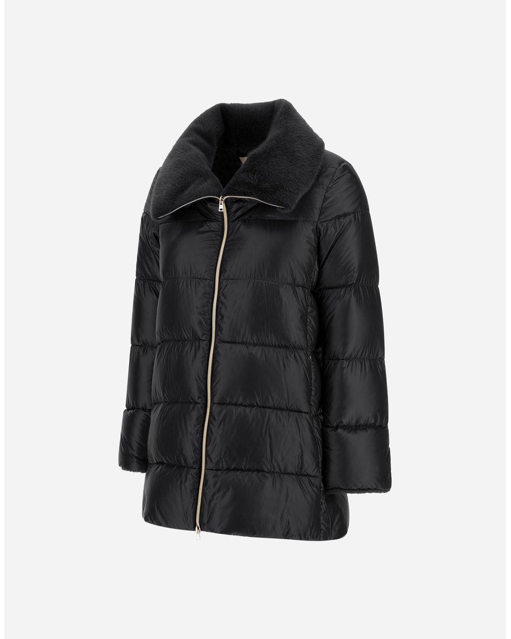 Herno Black A-Shape Jacket