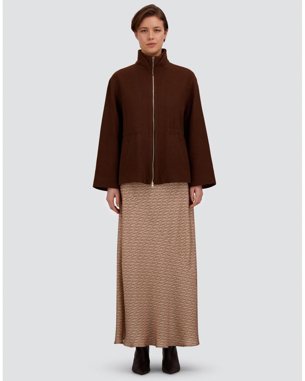 Herno Brown Baby Camel Jacket