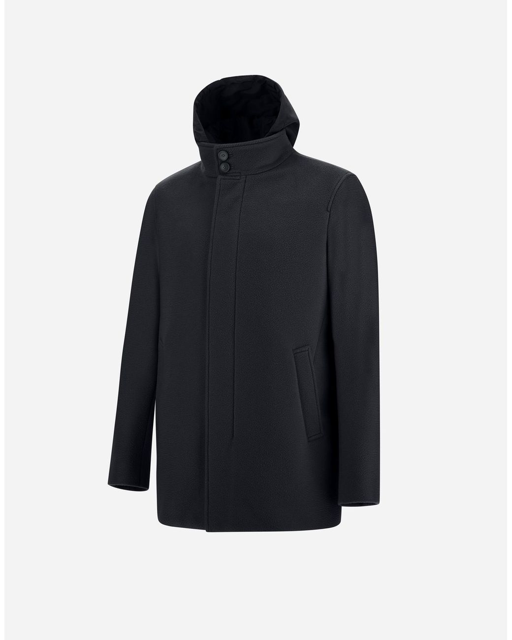 Herno Blue Trench Coat for men