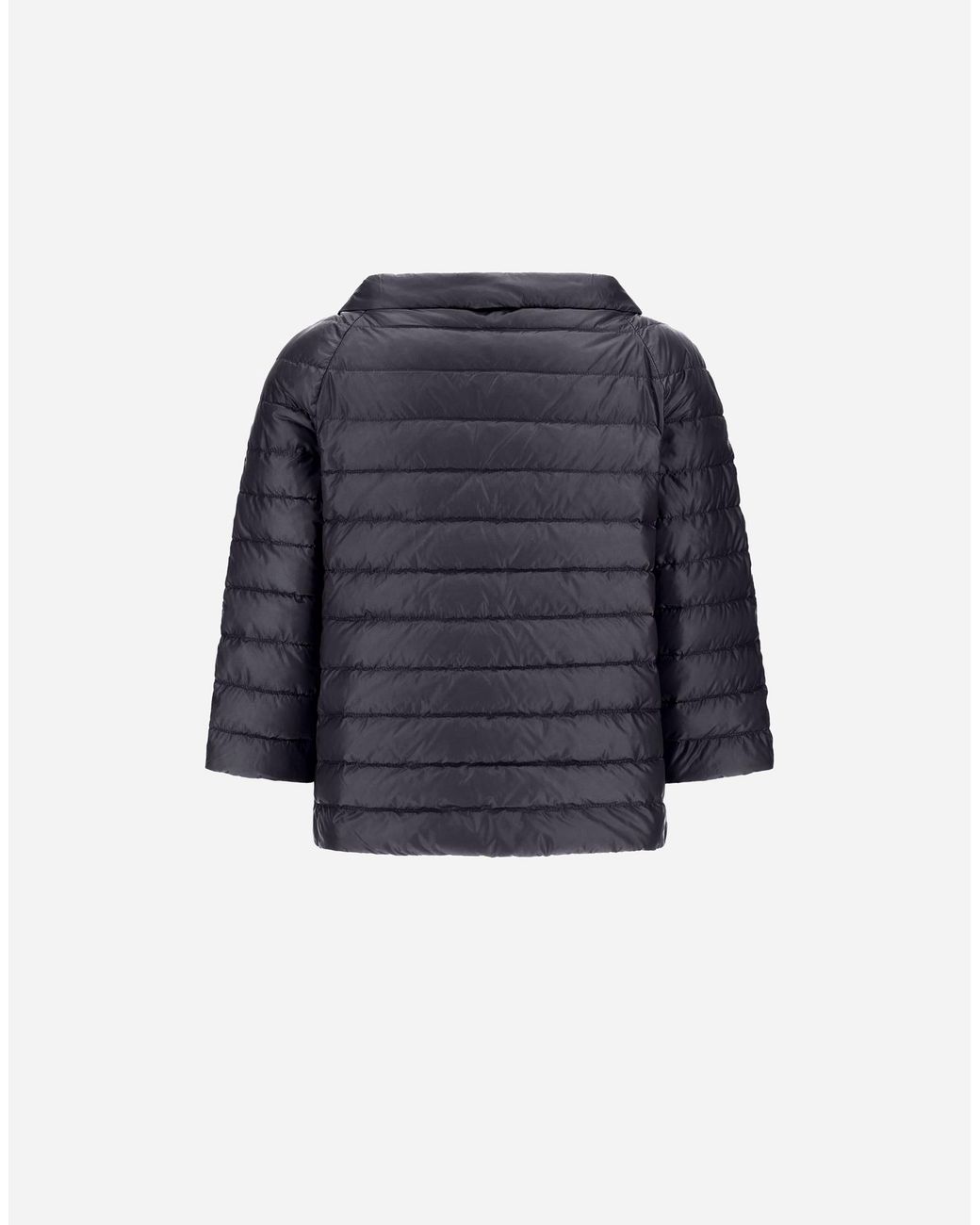 Herno Blue Reversible Cape Nylon Ultralight