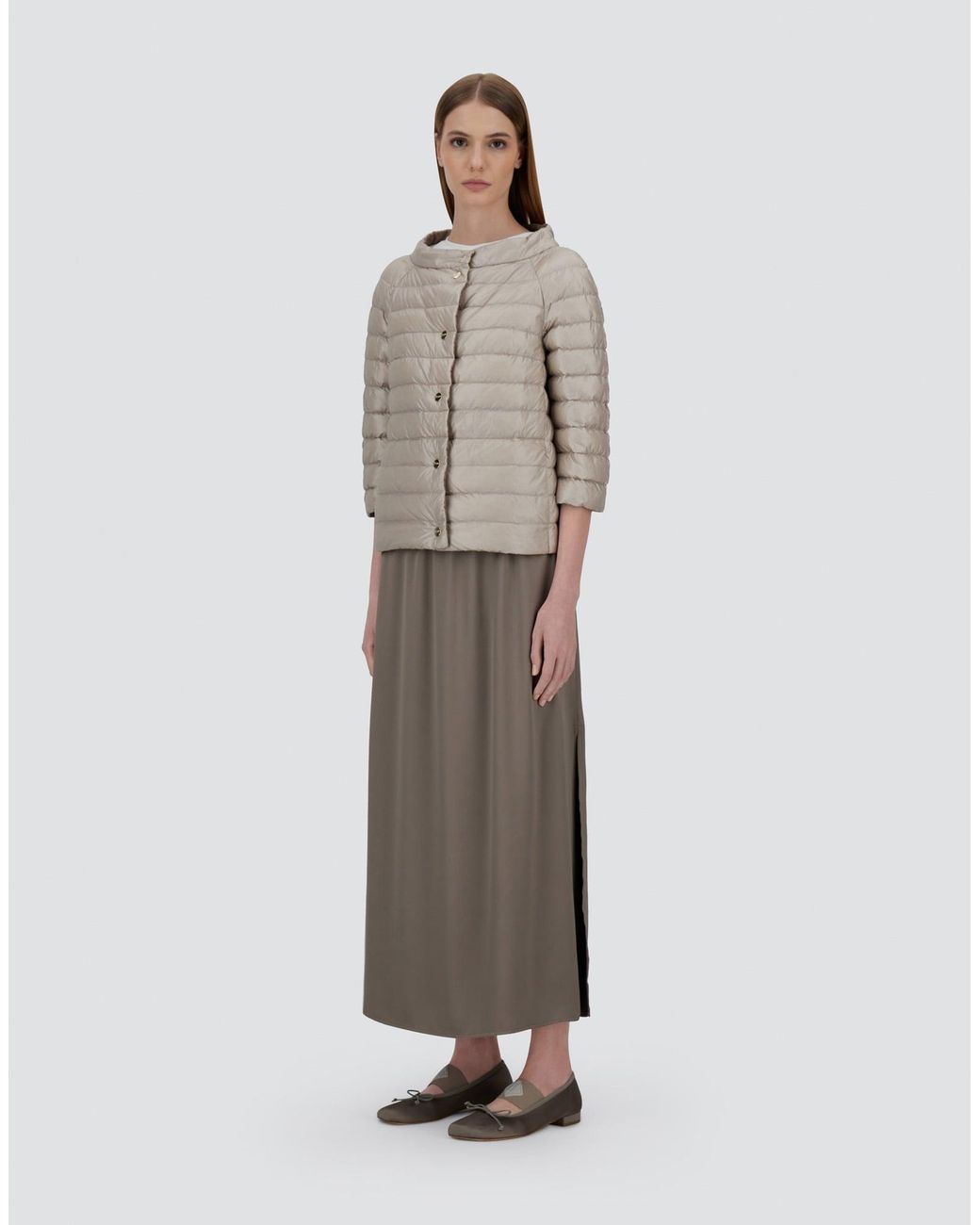Herno Natural Reversible Cape Nylon Ultralight