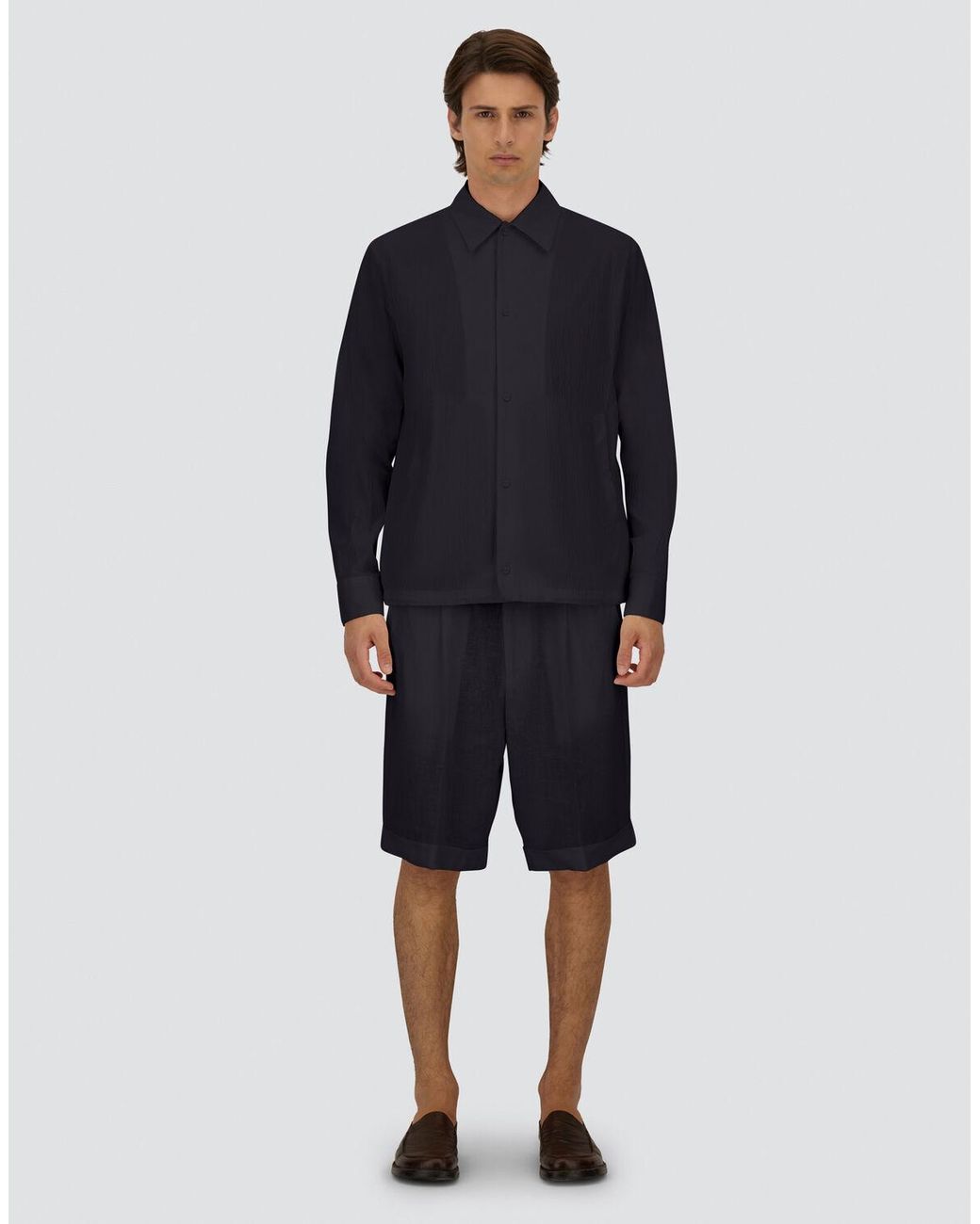 Herno Blue Shacket for men