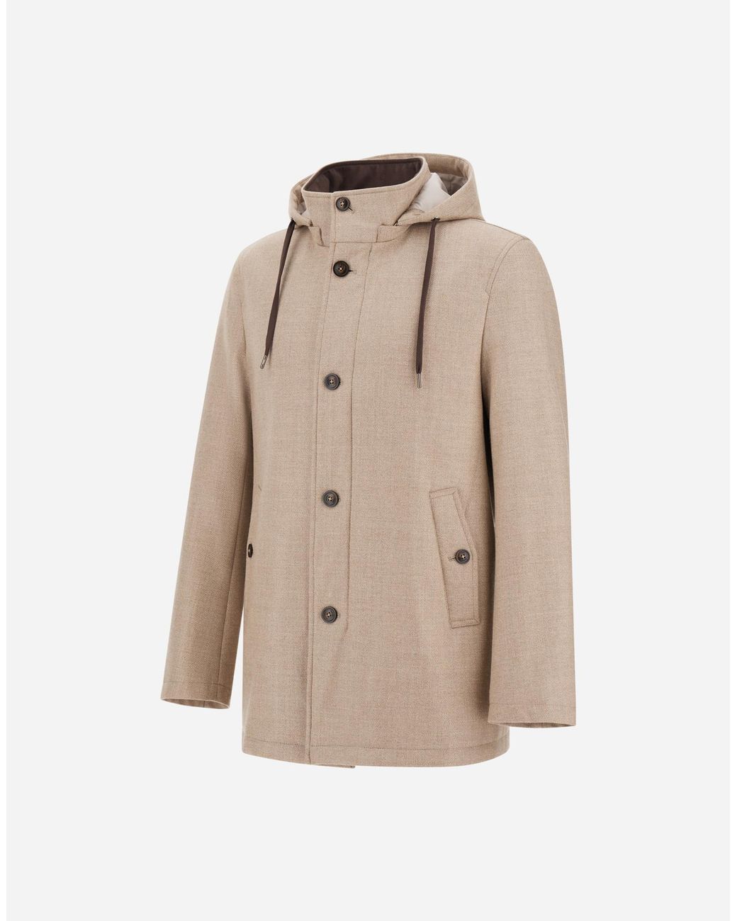 Herno Natural Short Parka for men