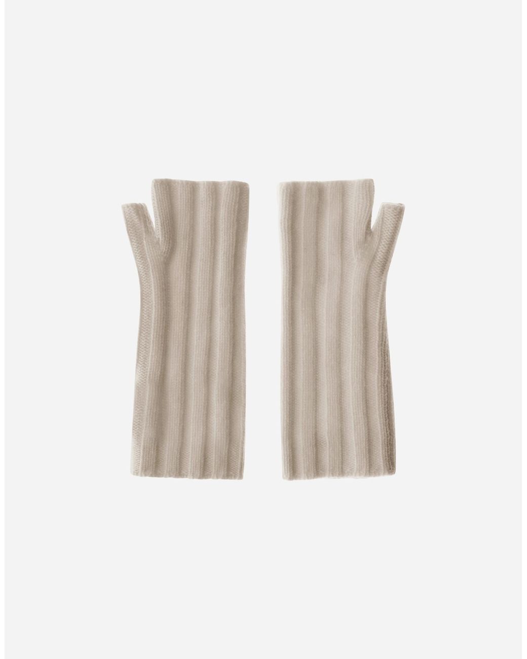 Herno White Cashmere Gloves