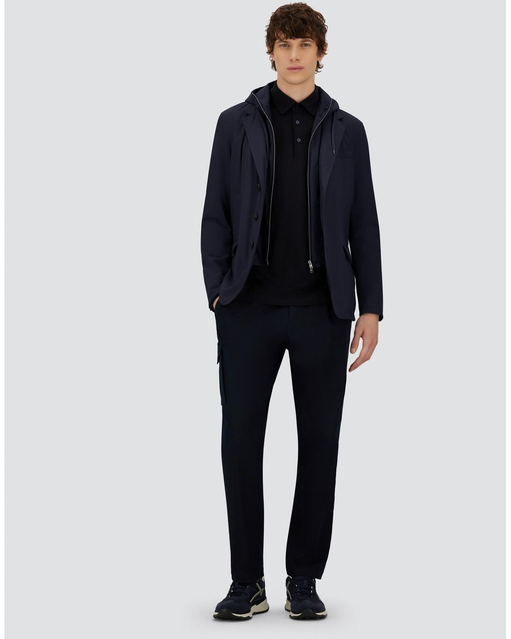 Herno Blue Resort Blazer for men