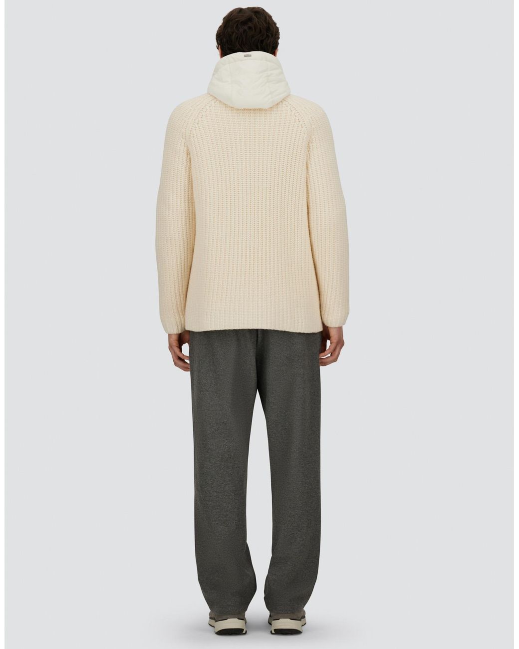 Herno White Cardigan for men