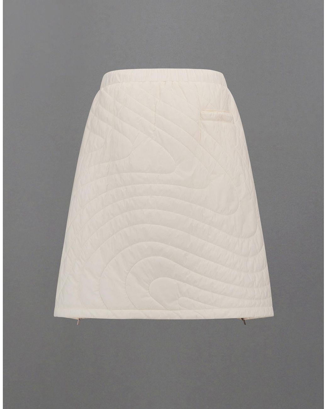 Herno Gray Laminar Skirt