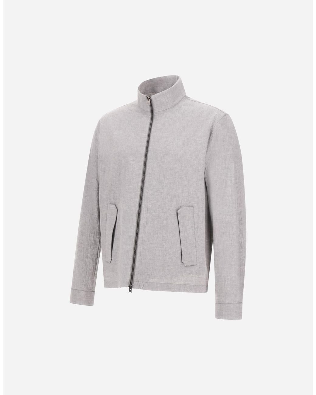 Herno Gray Jacket for men