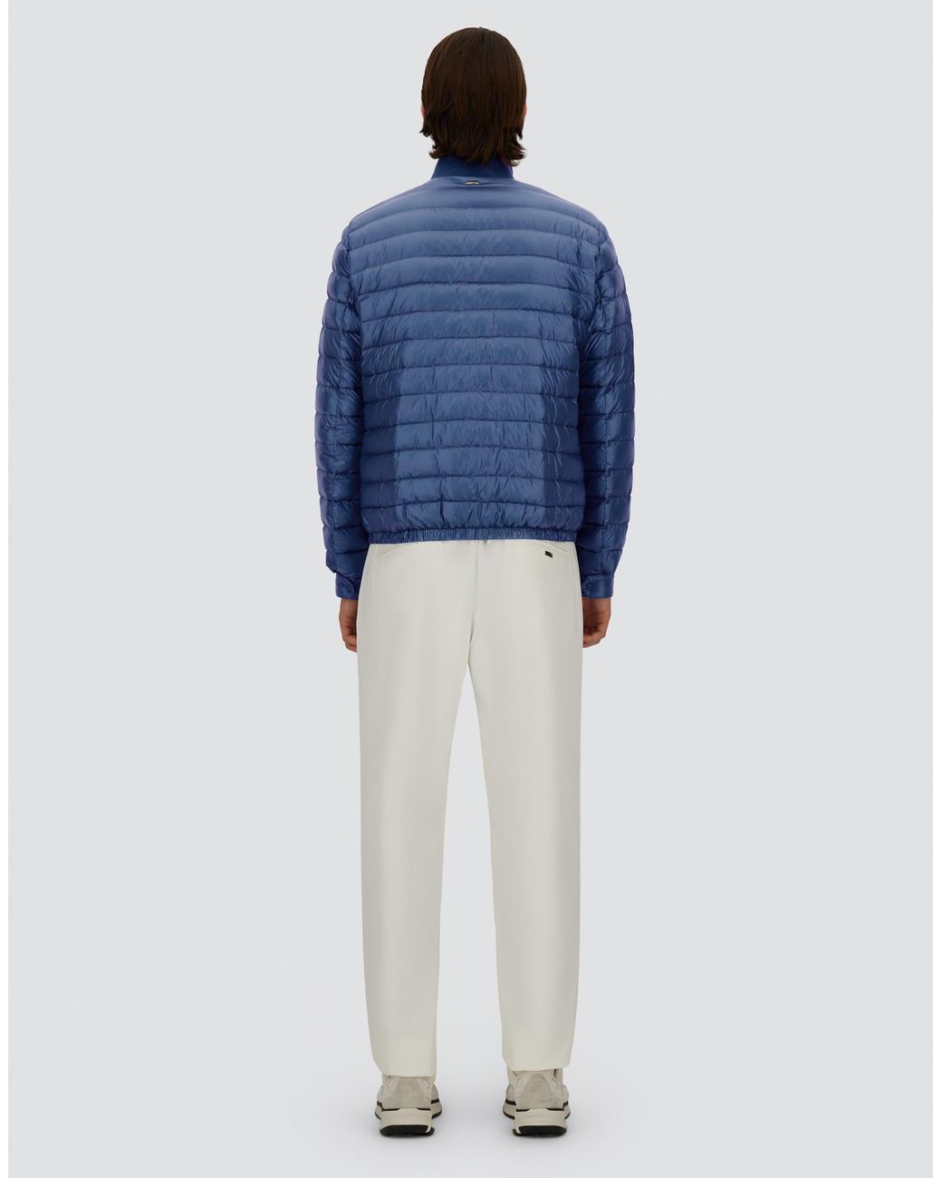 Herno Blue Nylon Ultralight Jacket for men