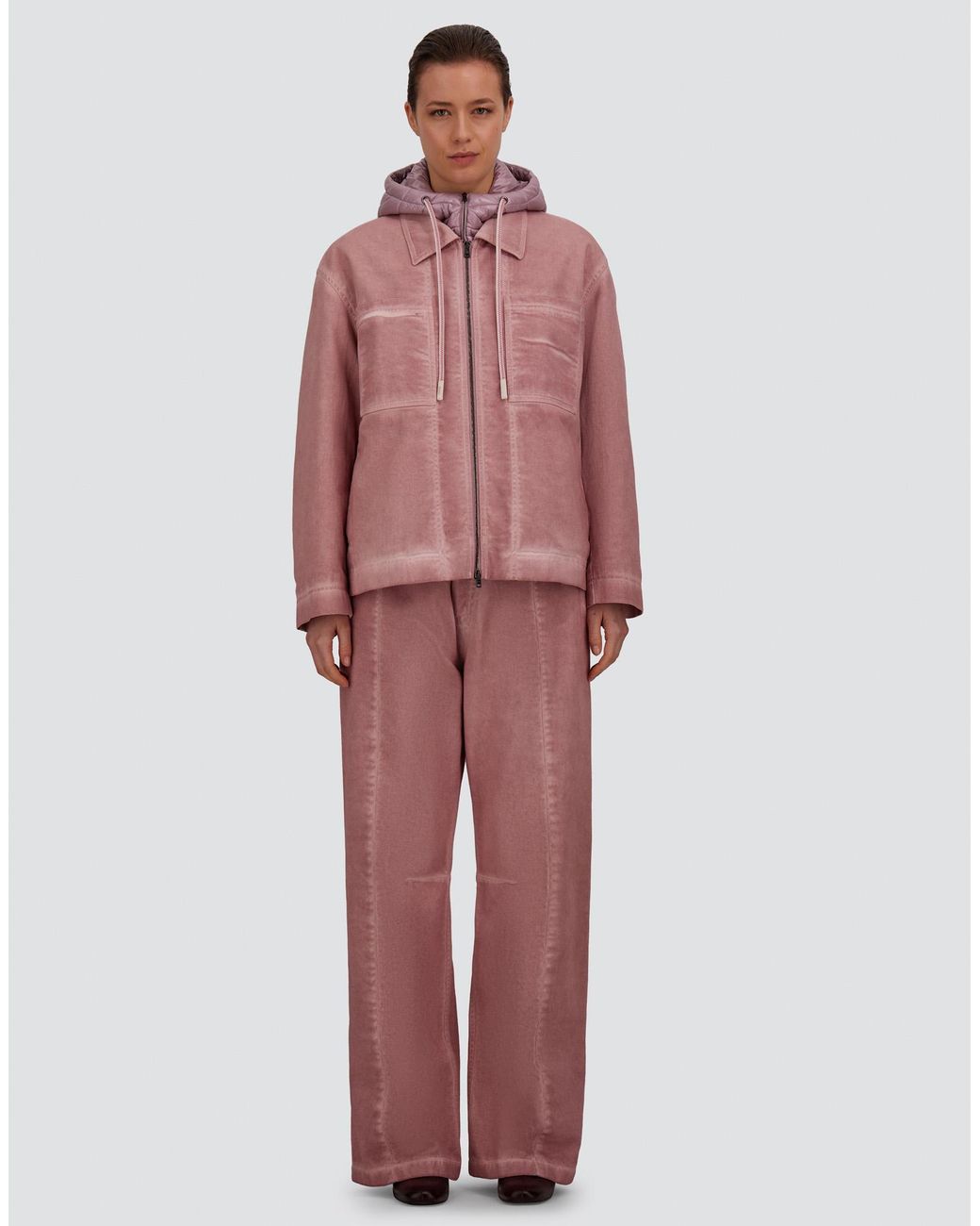 Herno Pink Short Parka