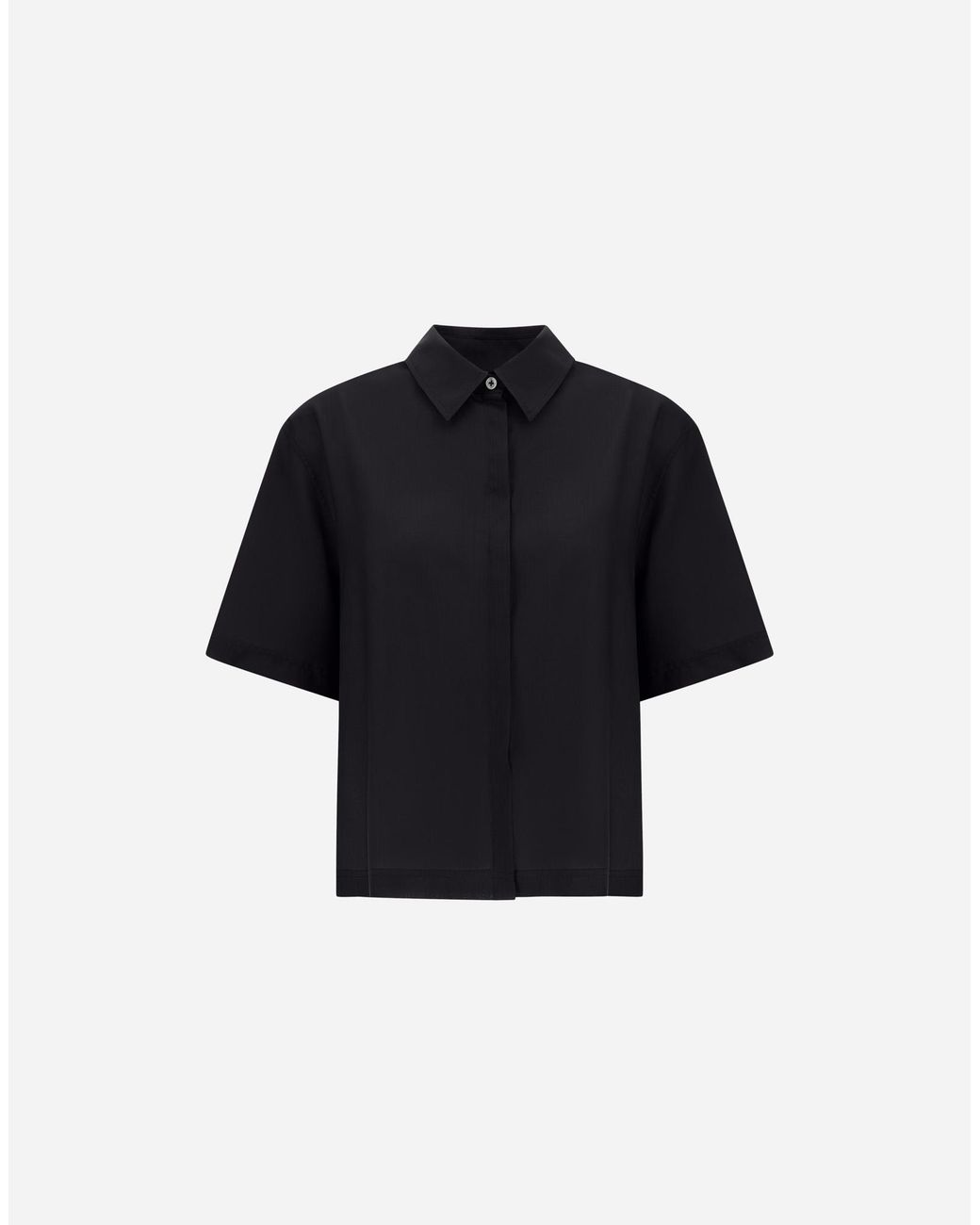 Herno Blue Short-Sleeved Shirt