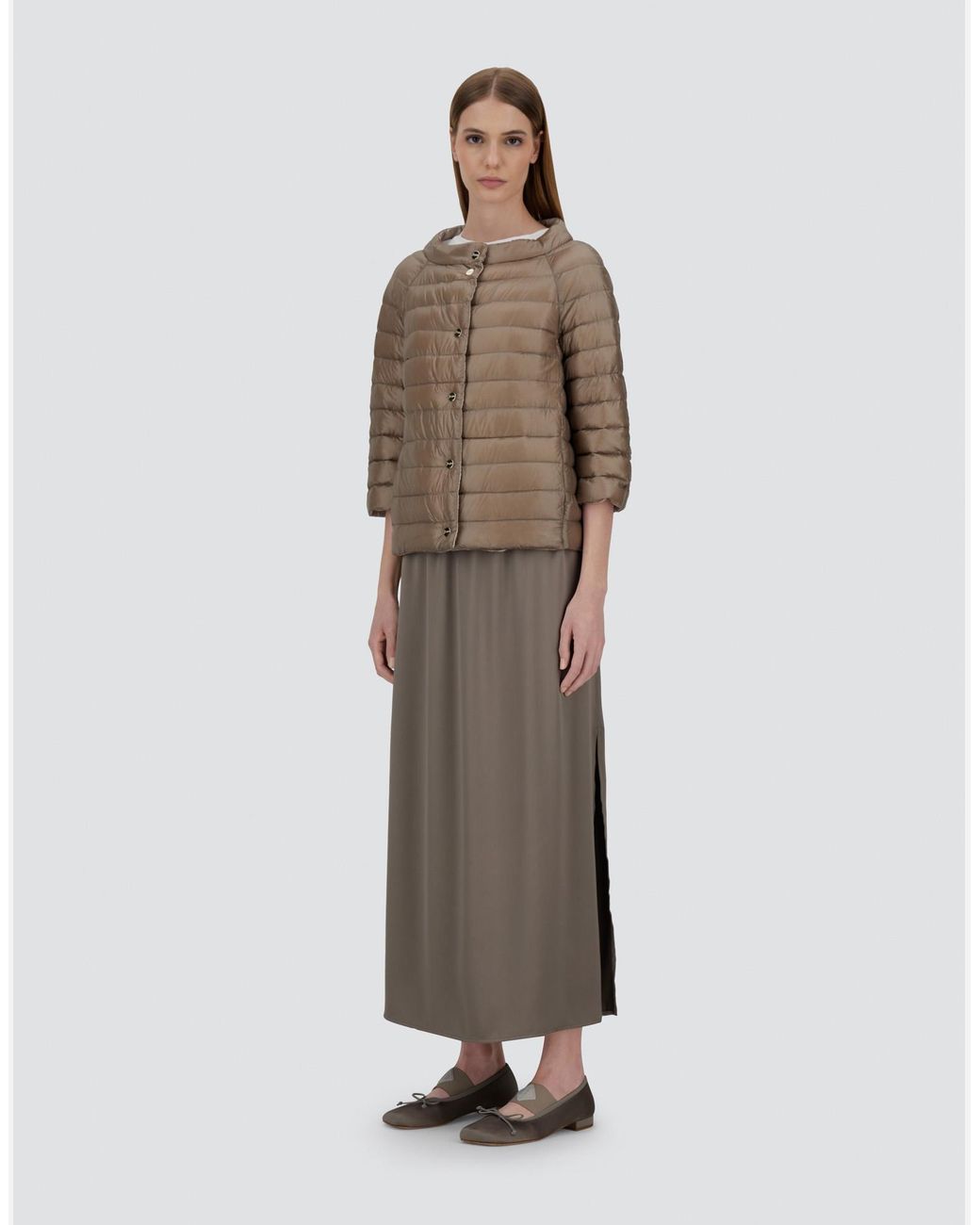Herno Natural Reversible Cape Nylon Ultralight