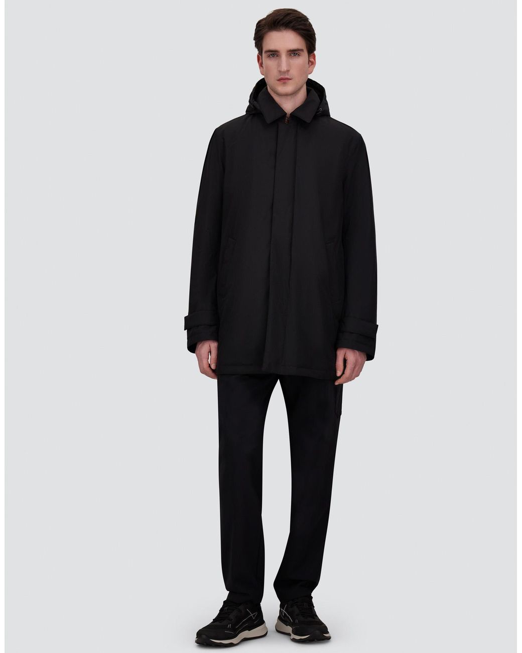 Herno Blue Long Parka for men