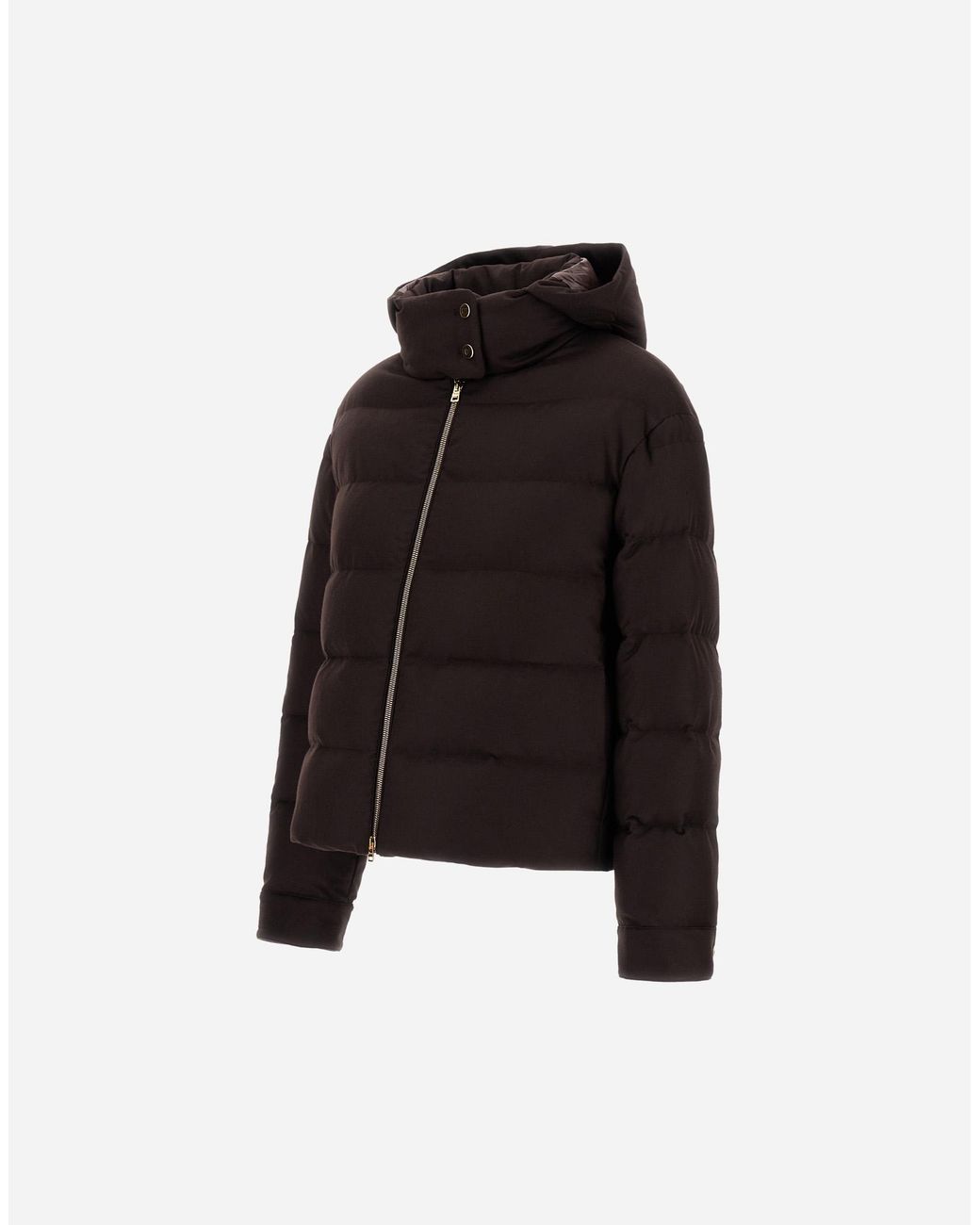 Herno Black Wool And Silk Jacket