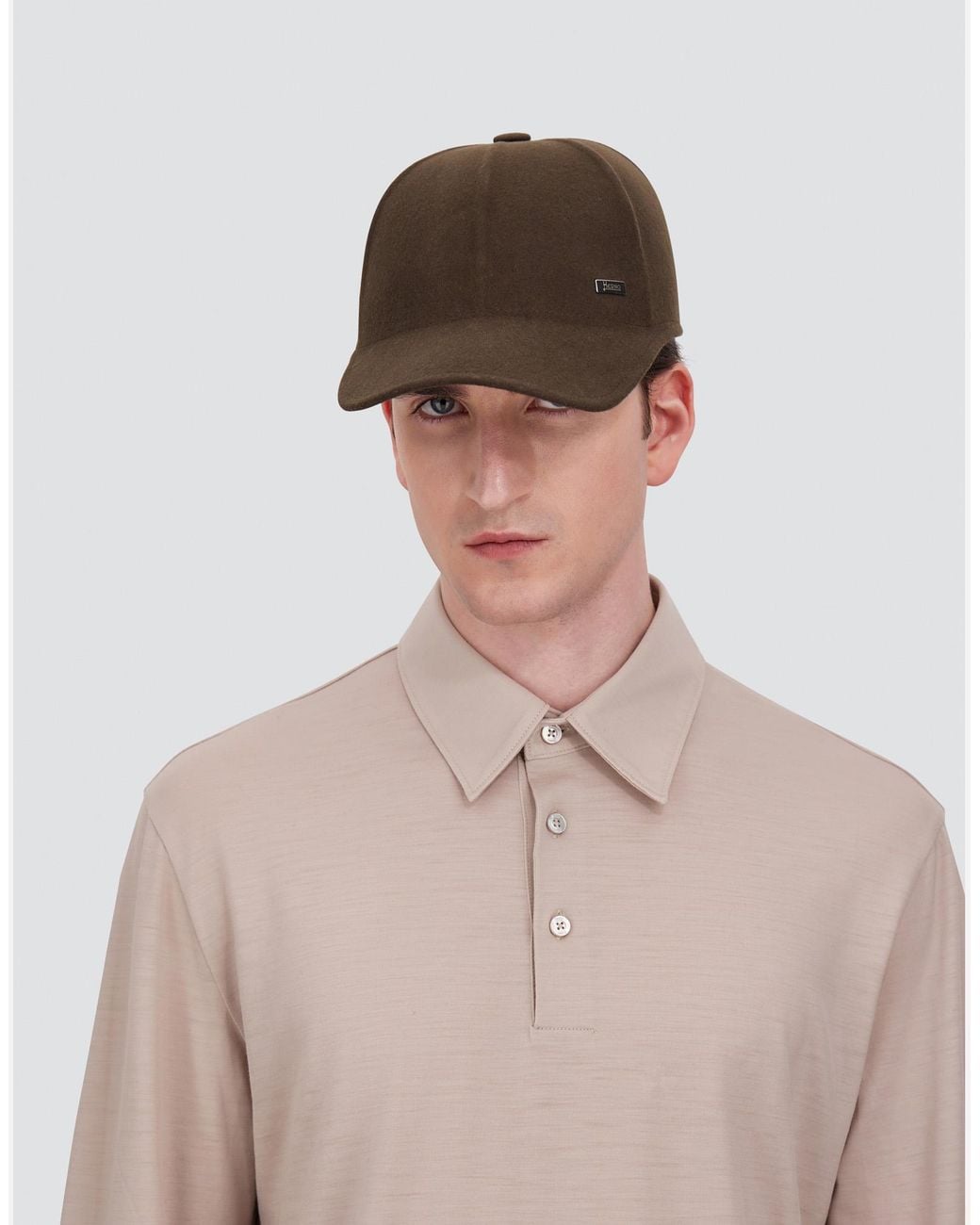 Herno Multicolor Casual Wool Baseball Cap for men