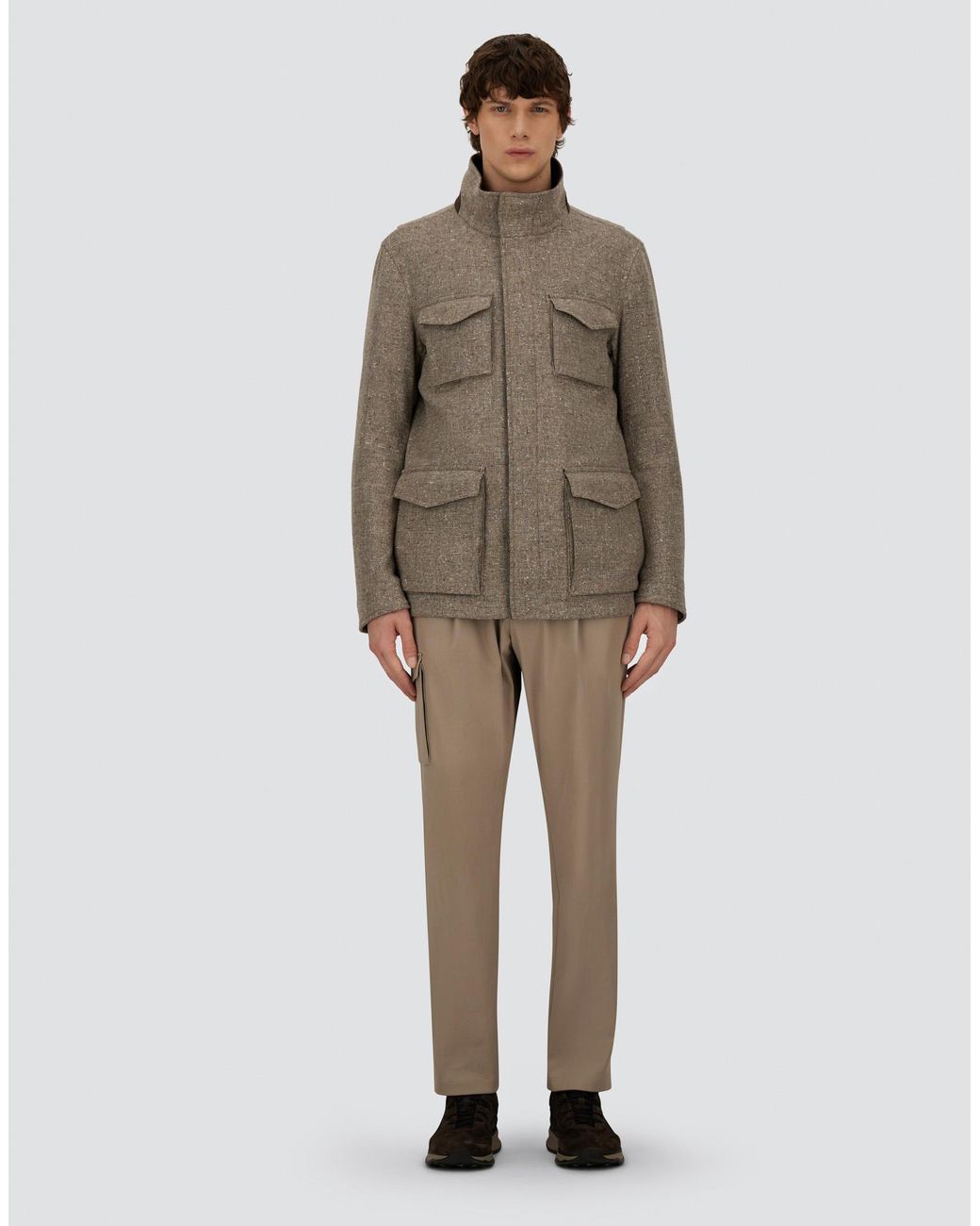 Herno Gray Resort Field Jacket for men