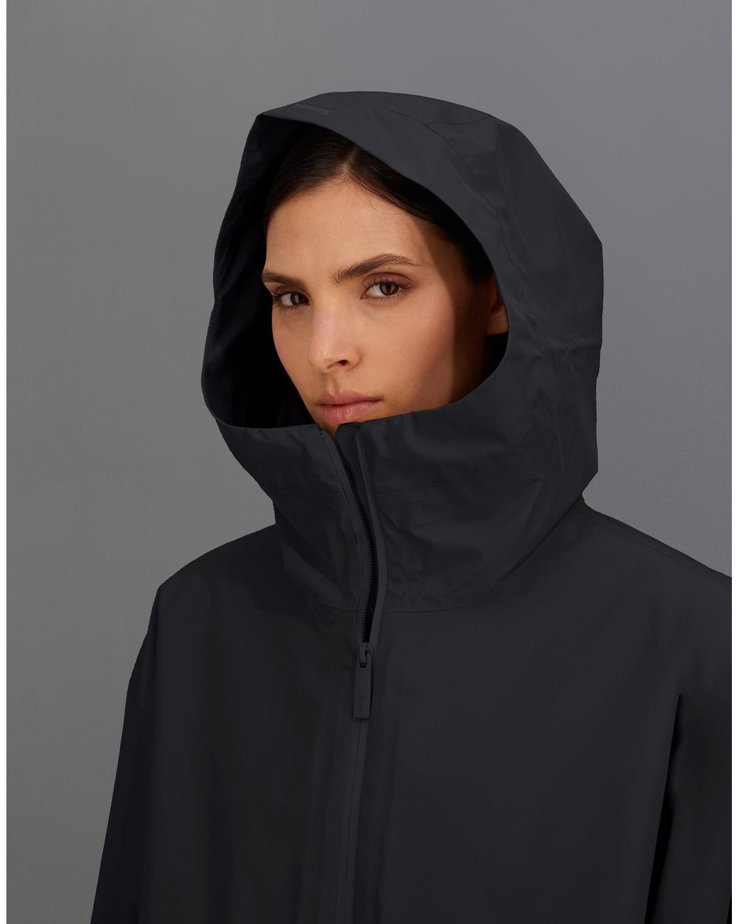 Herno Black Short Laminar Parka