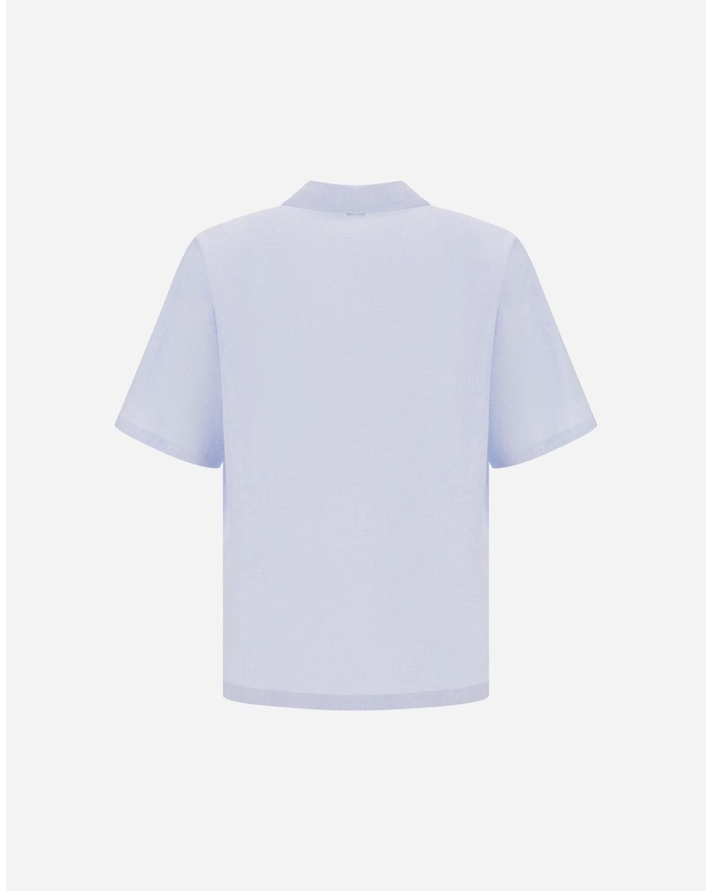 Herno Blue Short-Sleeved Shirt for men